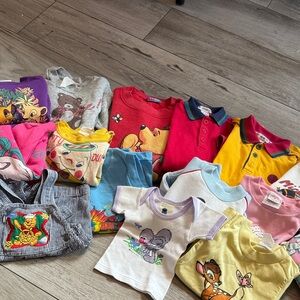 17 piece vintage kids clothing lot